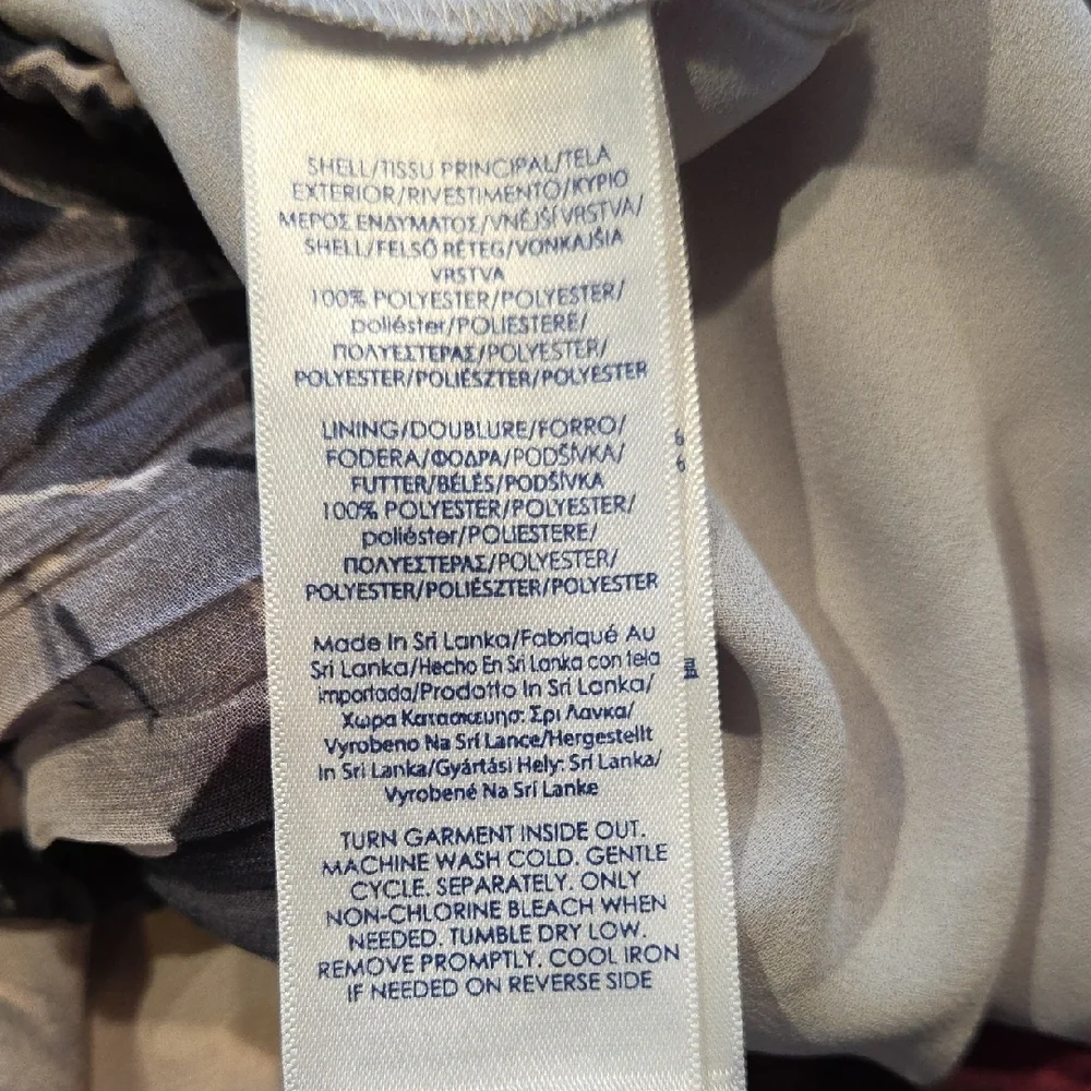 Floral Women's Skirt - Pink and Gray - Picture 3 of 5